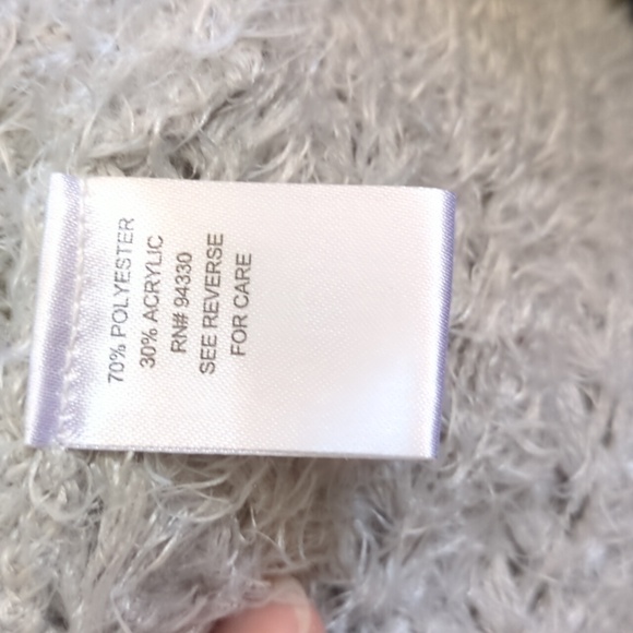 T/O Grey Cardigan Sweater - Picture 4 of 4